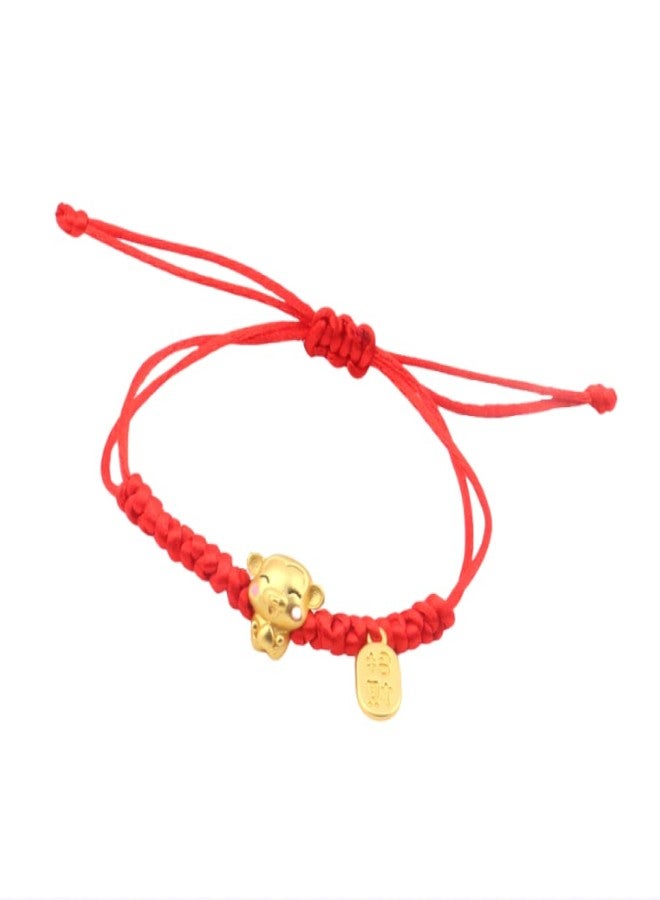 LRGKMCWTOB Chinese 12 Zodiac Animal Charm Bracelet for Women Men, Red Rope Bracelet, Good Luck Symbol, Birthday Gifts - Image 1