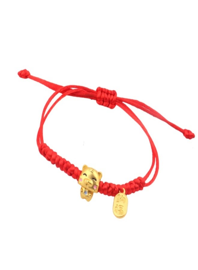 LRGKMCWTOB Chinese 12 Zodiac Animal Charm Bracelet for Women Men, Red Rope Bracelet, Good Luck Symbol, Birthday Gifts - Image 4