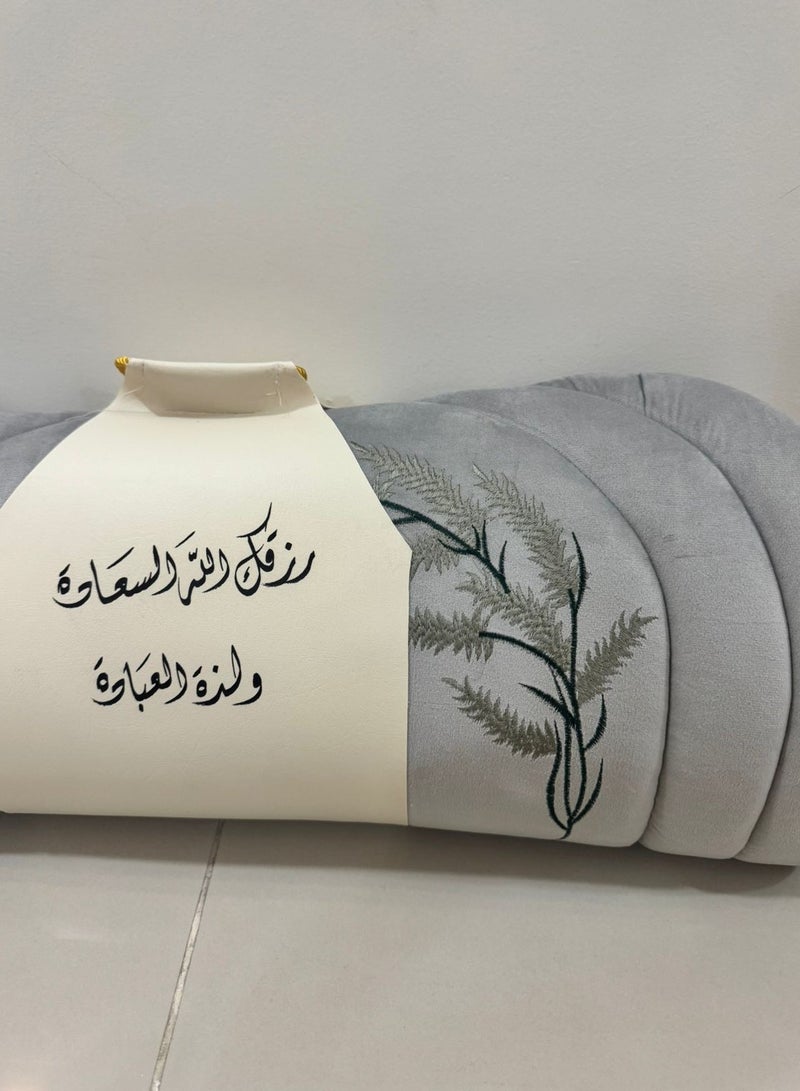 برايدس سجادة صلاة سفنج 2سم مطرز - Image 3