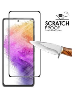 Generic (Samsung Galaxy A71/A72/A73/M51/M52) Anti-Shock HD Glass Screen Protector with Metal Frame  - Image 2