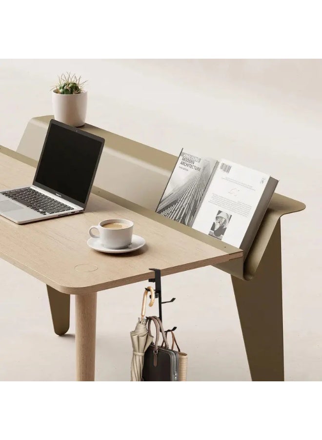 Over-the-Door Iron Hook – No-Drill Hanging Hook for Schoolbags, Handbags & Desk Side Storage - Image 4