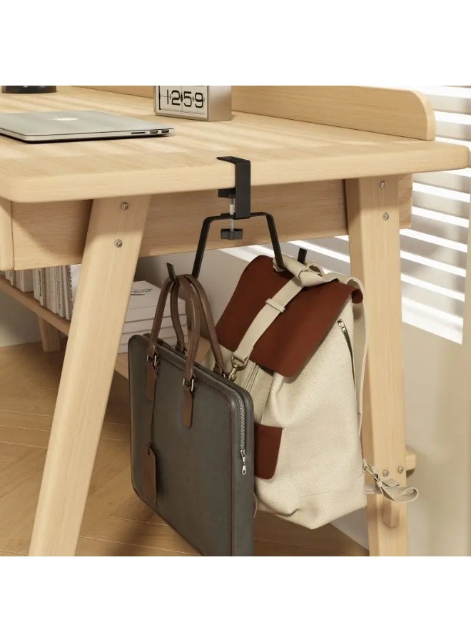 Over-the-Door Iron Hook – No-Drill Hanging Hook for Schoolbags, Handbags & Desk Side Storage - Image 2