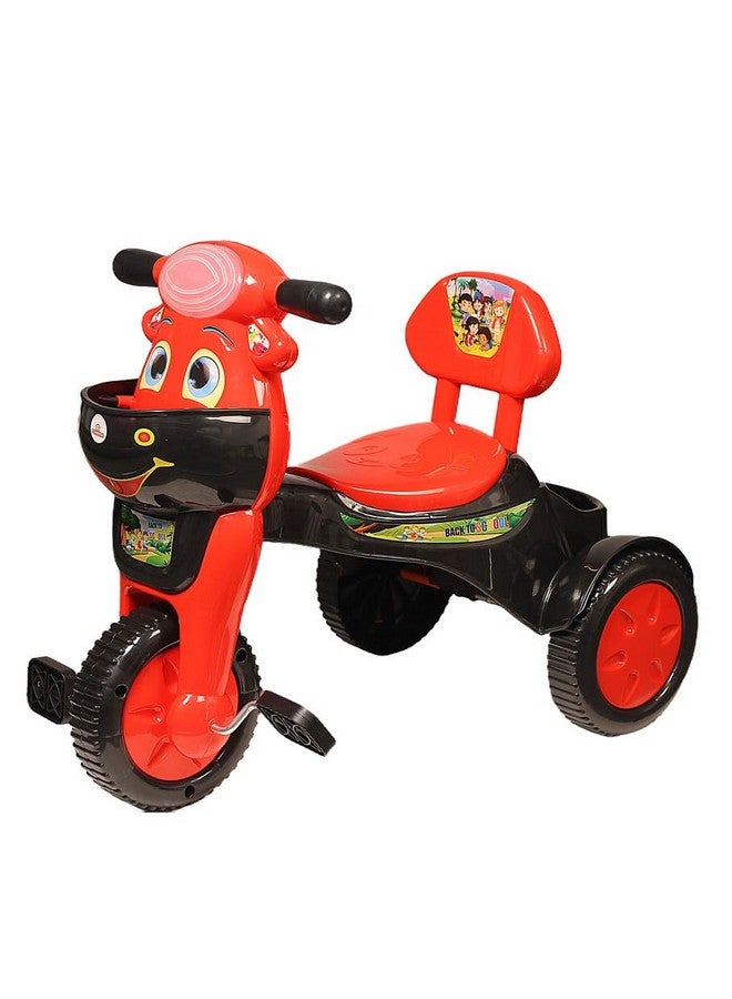 فانرايز دراجة ثلاثية العجلات للأطفال من فنرايز مزودة ببوق موسيقي وأضواء ليد، مع سلتين، ومقعد مريح ومسند للظهر، وعجلات ناعمة، ومقبض ثابت - Image 5