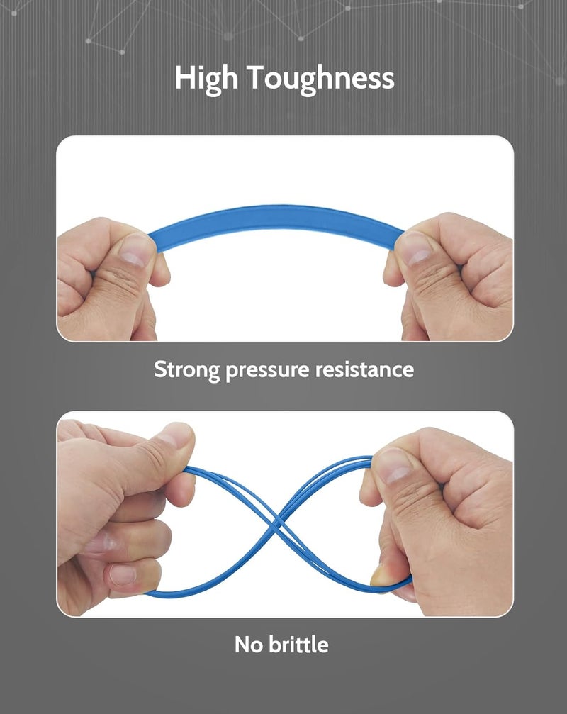 DURAMIC 3D PLA+ Filament 1.75mm 2Kg Blue, PLA Plus Filament 2 Pack 1kg Spool(2.2lbs) Tougher and Stronger, Dimensional Accuracy Probability +/- 0.02mm - Image 2