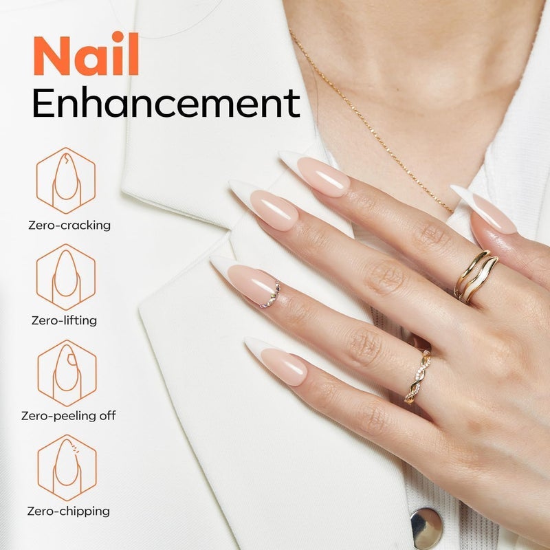 modelones Gel Base Top Coat Set, 2 Pcs Clear Glossy Hema Free Base Top Coat Gel Nail Polish Long Lasting for Spring Nail Polish, Acrylic Nails Soak Off Nail Lamp Nail Art Home Salon - Image 3