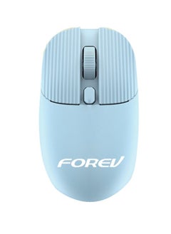 Forev FV-198 Wireless Mouse – 2.4Ghz 1600DPI 4 Buttons -10m Range | Blue  - Image 1
