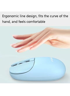 Forev FV-198 Wireless Mouse – 2.4Ghz 1600DPI 4 Buttons -10m Range | Blue  - Image 4