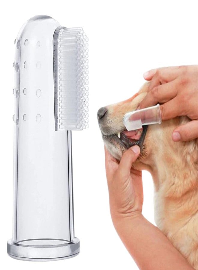 Coco Crush Finger Toothbrush for Pets Teeth Cleaning - Safe & Gentle Dental Care for Dogs, Cats, Kittens, & Puppies | BPA-Free Silicon Brush with Cover (1) - Image 1