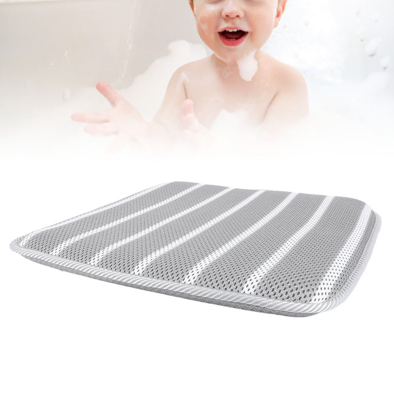 Shower Seat Cushion 45 X 45 X 3Cm Breathable 4D Mesh Fabric - Superior Comfort Support Multifunctional Pad for Bathroom Gardening Stadium Poolside Use - Image 5