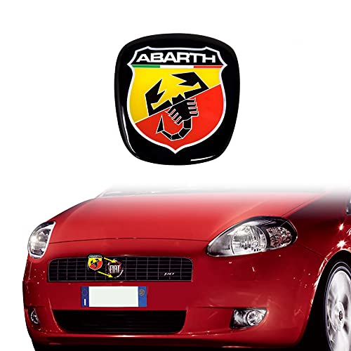 Abarth Official Fiat Grande Punto 3D Logo Sticker 60 x 65 mm - Image 1