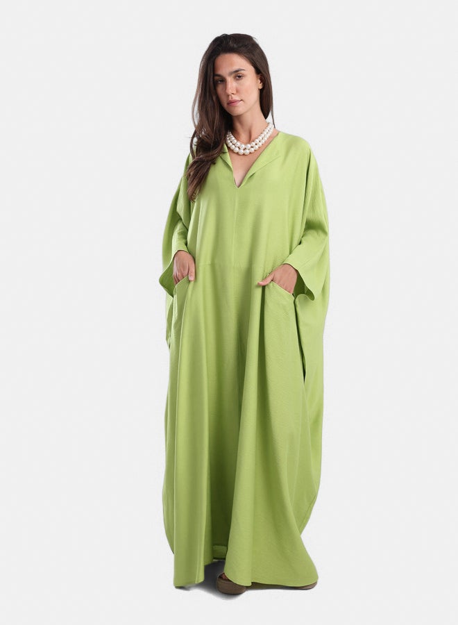 Carina One Size Abaya with 2 Pockets - Image 1