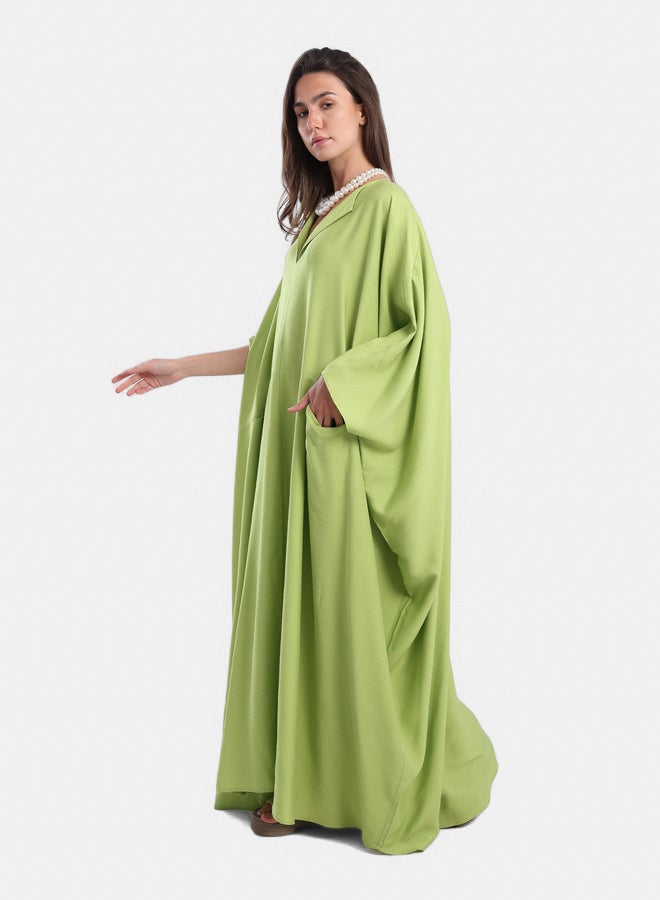 Carina One Size Abaya with 2 Pockets - Image 2