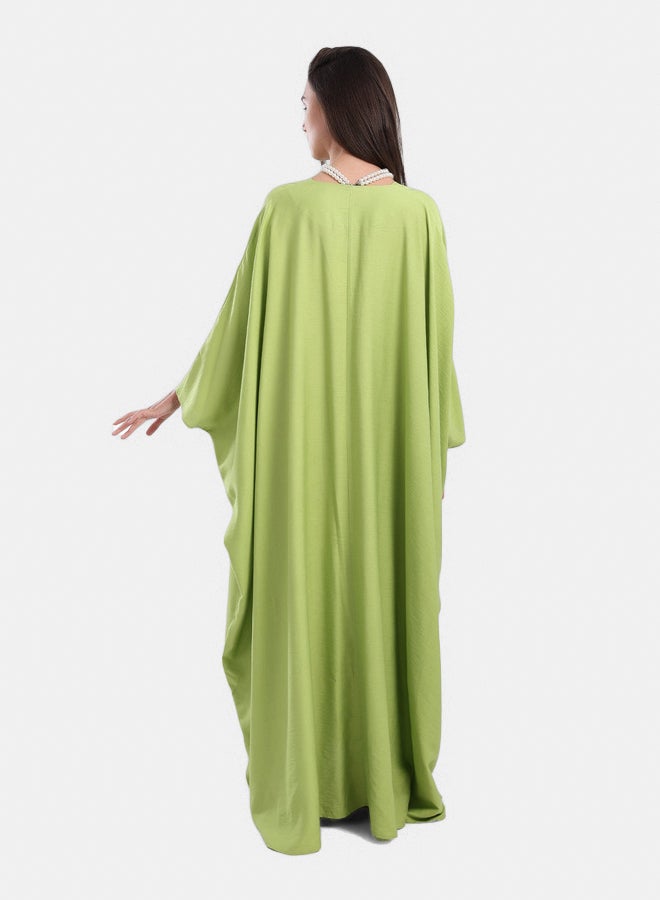 Carina One Size Abaya with 2 Pockets - Image 3