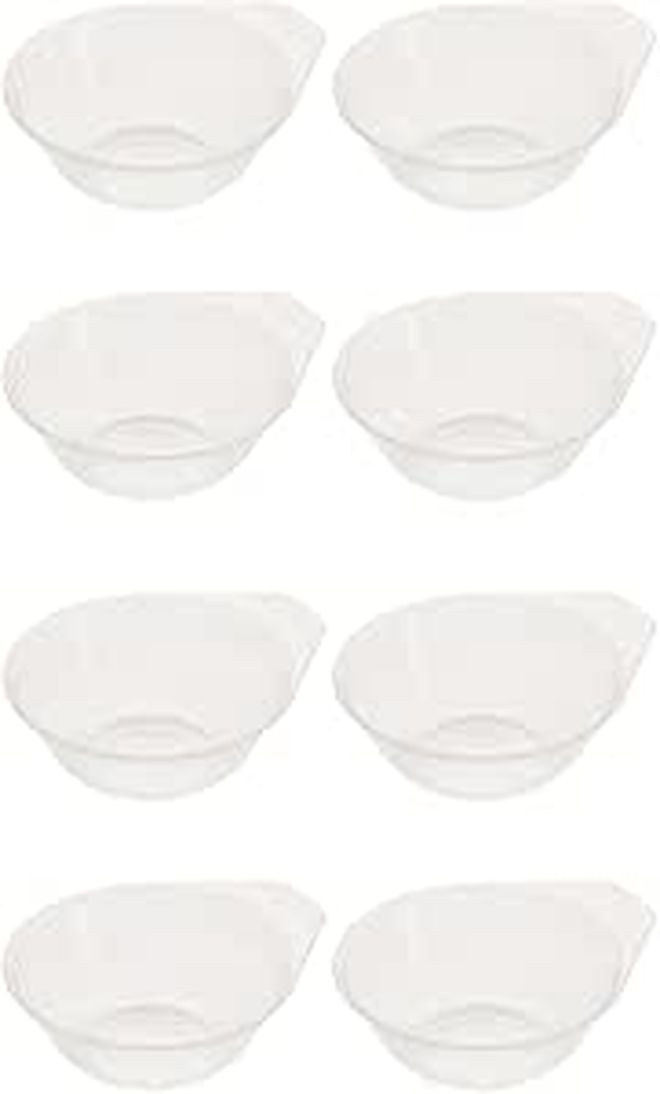 8pcs Mini Plastic Bowls Set Small Outdoor Camping Soup and Rice Bowls Lightweight Food Grade Tableware For Picnic Travel - Image 1