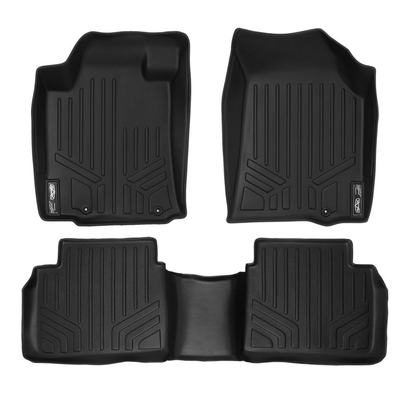 SMARTLINER Custom Fit Floor Mats 2 Row Liner Set for 20132018 Nissan Altima