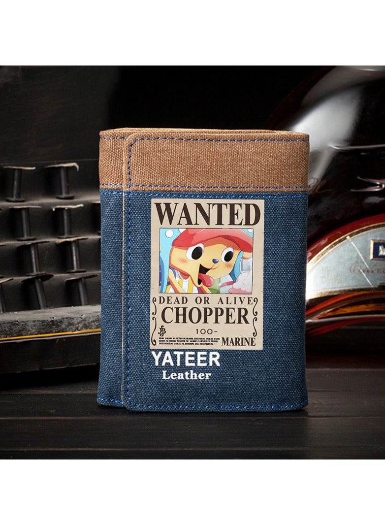 KUYING New ONE PIECE Canvas Vertical Wallet