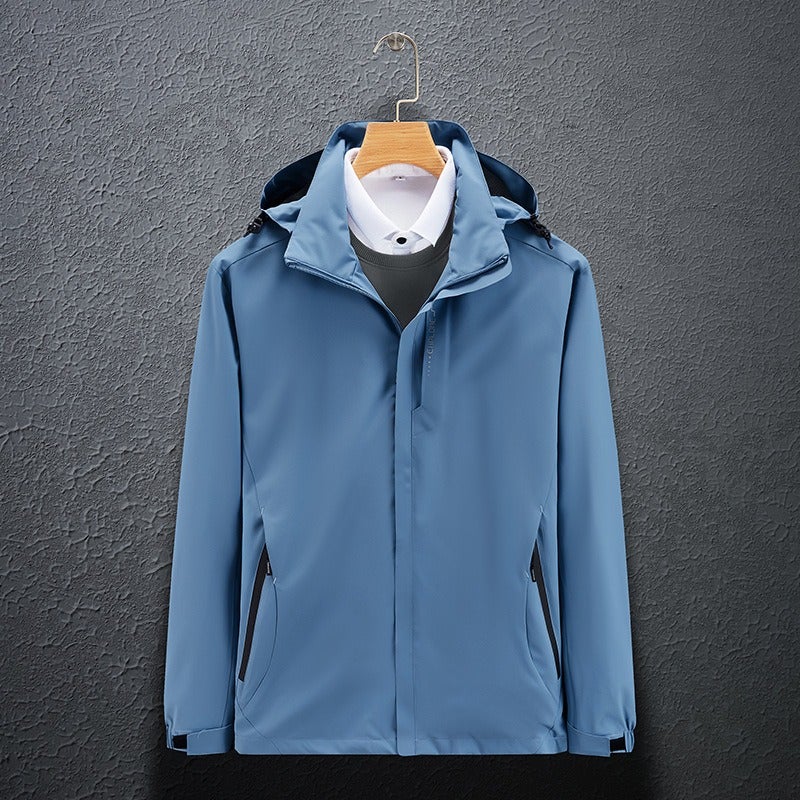 Outdoor Waterproof Jacket for Men and Women, Thin Style, Suitable for Travel and Hiking, Customizable with Logo