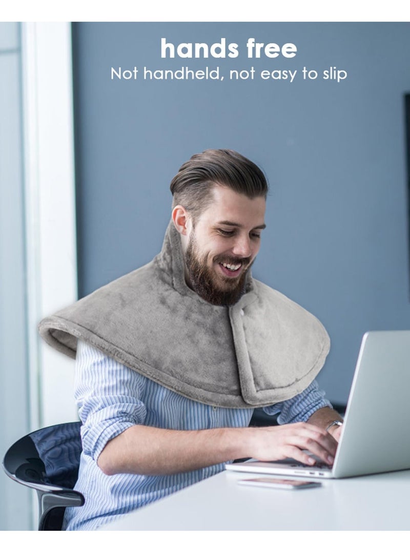 نكومي وسادة تدفئة كهربائية، وسادة تدفئة للرقبة والكتفين والظهر والبطن، تدليك لتخفيف الآلام، تدليك للعلاج الطبيعي - Image 5