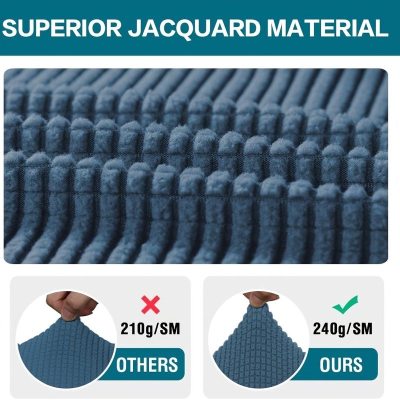 2pcs High Elastic Corn Shaped Plush Sofa Gloves in Green Blue Scratch Resistant Pet Friendly One to Four Seater Sofa and Lounger Multiple Colors Machine Washable - Image 4