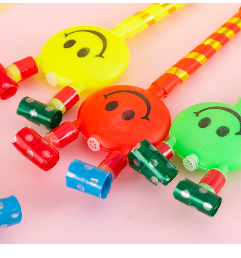 Children'S Gifts For Elementary School Students Kindergarten Activity Toys Prize Push Scan Code Smiley Face Blowing Dragon Whistle - Image 5
