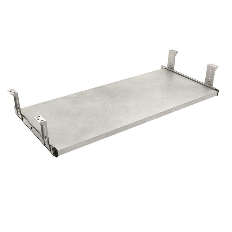 FRMSAET Furniture Accessories Office Product Suits Hardware 202430 inches Keyboard Drawer Tray Wood Holder Under Desk Adjustable Height Platform 30 inches Gray Rock