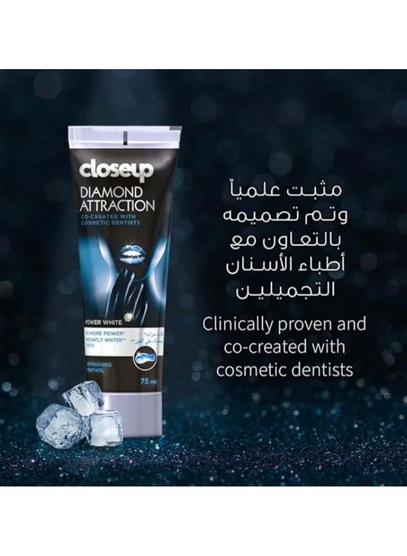 Close Up Closeup Diamond Attraction Gel Toothpaste 75gm - Image 3