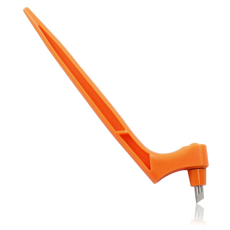 Moicstiy Craft Cutting Tools Pen  Craft Cutting Knives With 3 Different 360 Degree Rotating Blades Stainless Steel Cutter Pen For Stencils Scrapbooks Diy Crafts (Orange) - Image 1