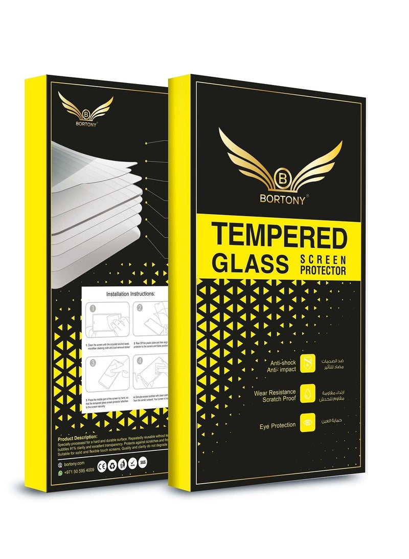 BORTONY Samsung Galaxy S22 Ultra Screen Protector (2+2 Pack) With Camera Lens Protector - Image 3