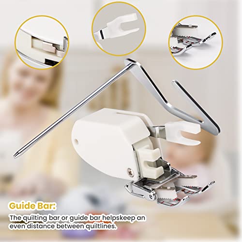 Kungfuking Open Toe Walking Foot W/Guide for Brother Even Feed Foot F033N F033 XC2214002 Pressure Foot - Image 3