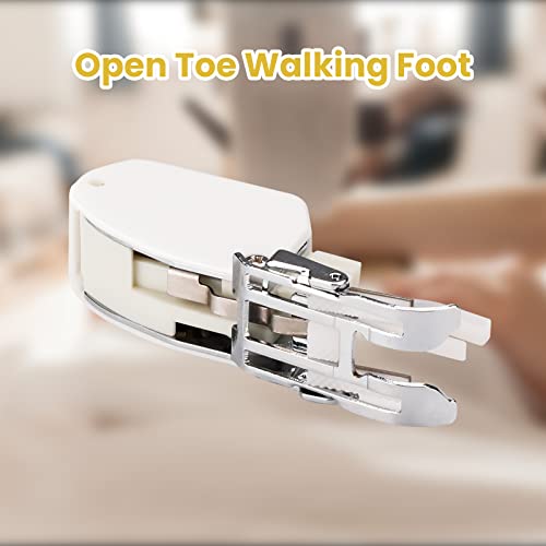 Kungfuking Open Toe Walking Foot W/Guide for Brother Even Feed Foot F033N F033 XC2214002 Pressure Foot - Image 5