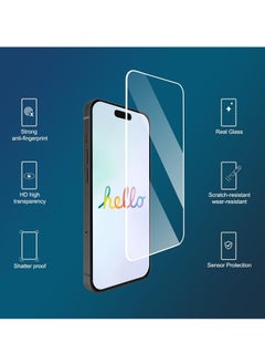 Ailun Ailun Glass Screen Protector for iPhone 15 Plus/iPhone 15 Pro Max [6.7 Inch] Display 3 Pack Tempered Glass, Sensor Protection, Dynamic Island Compatible, Case Friendly  - Image 4