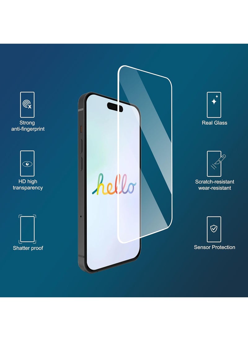 Ailun - Ailun Glass Screen Protector for iPhone 15 Plus/iPhone 15 Pro Max [6.7 Inch] Display 3 Pack Tempered Glass, Sensor Protection, Dynamic Island Compatible, Case Friendly - Image 1