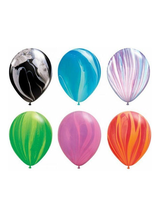 NIBEMINENT 6-Piece Birthday Party Balloons 0 - 6 Ycm