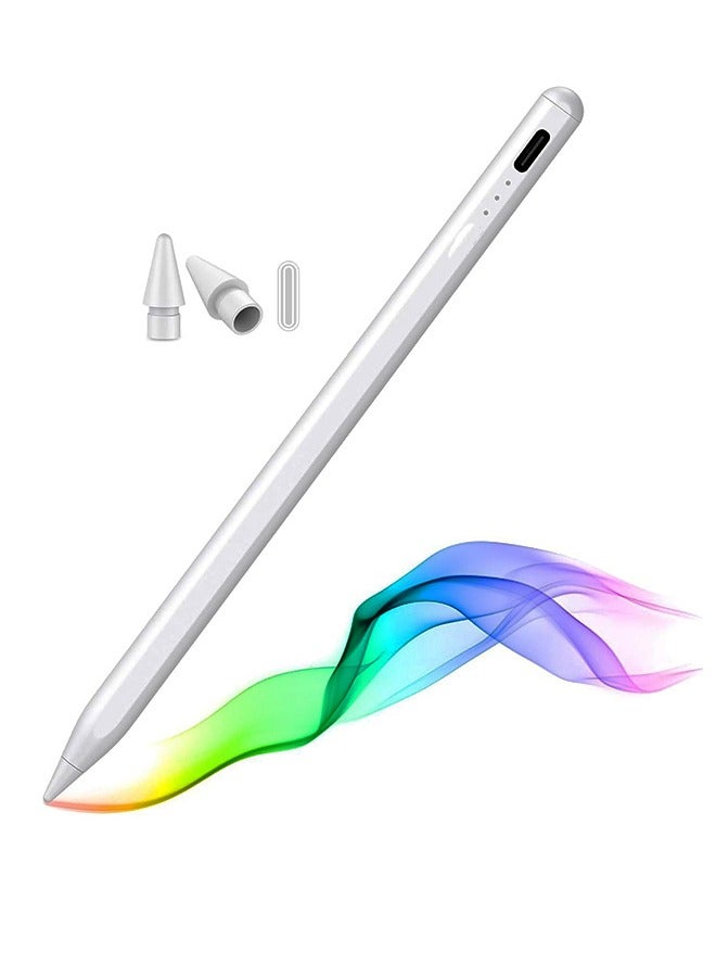 ستايلس قلم ستايلس الذكي بشاشة تعمل باللمس لأجهزة iOS وAndroid، قلم ستايلس قابل لإعادة الشحن ومتوافق مع هواتف وأجهزة لوحية Samsung Huawei - Image 1