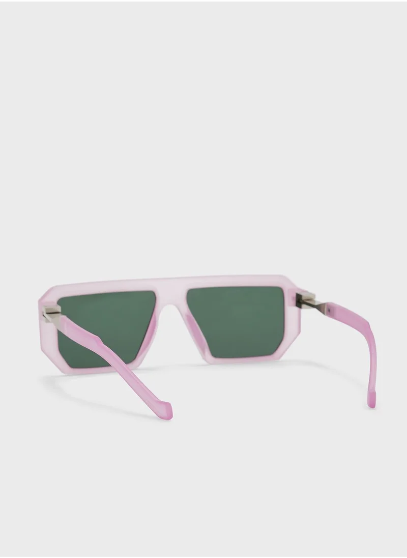 ايلا Oversized Retro Sunglasses