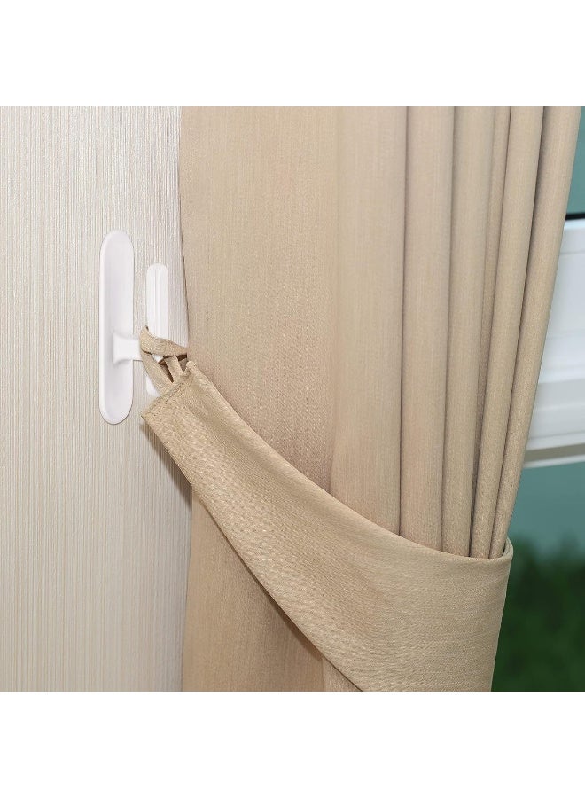 Blulu 4 Pieces Cord Safety Blind Pull Cord Twister Window Cord Wrap Cleats Blind Cord Holder Curtain Cord Wind Up Baby Child Proofing Window Gate Safety Adhesive Wall Hanging Hooks - Image 3
