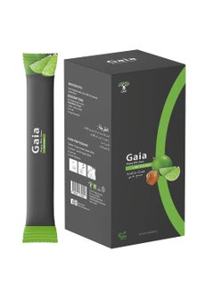 GAIA Lime Gaia Gum Arabic 15 Sachets - Digestive Health - Cholesterol Management - Weight Loss Help - Prebiotic Power - Blood Sugar Balance - Skin Vitality - Nutrient Rich 