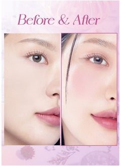 I'M MEME I'm Meme Palette - Afternoon Tea Blusher | Blossom Tea Blended, Cool Tone Blush for Cheek, Soft Pink, Peach, Lavender, 3 Shades Palette, Matte Powder Blush for Face&Cheeks, 0.4oz  - Image 4