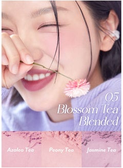 I'M MEME I'm Meme Palette - Afternoon Tea Blusher | Blossom Tea Blended, Cool Tone Blush for Cheek, Soft Pink, Peach, Lavender, 3 Shades Palette, Matte Powder Blush for Face&Cheeks, 0.4oz  - Image 3