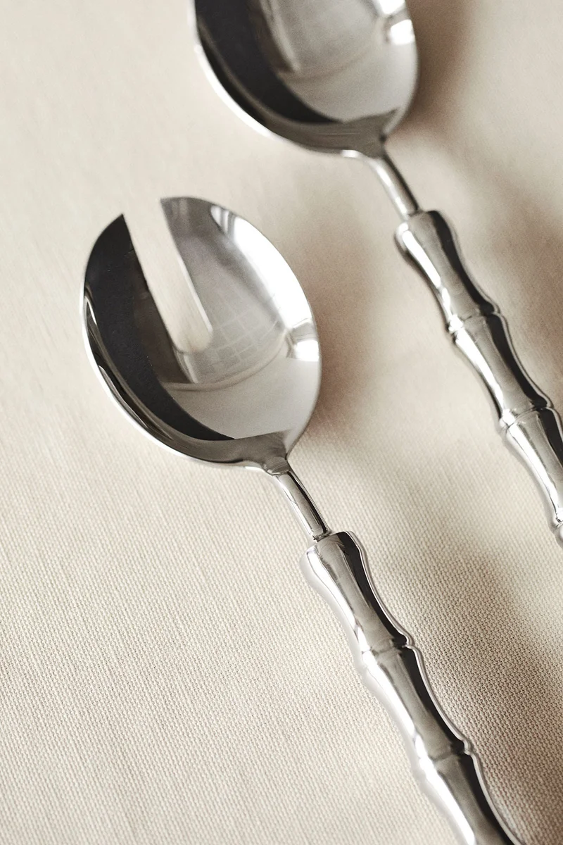 H&M Metal Salad Servers