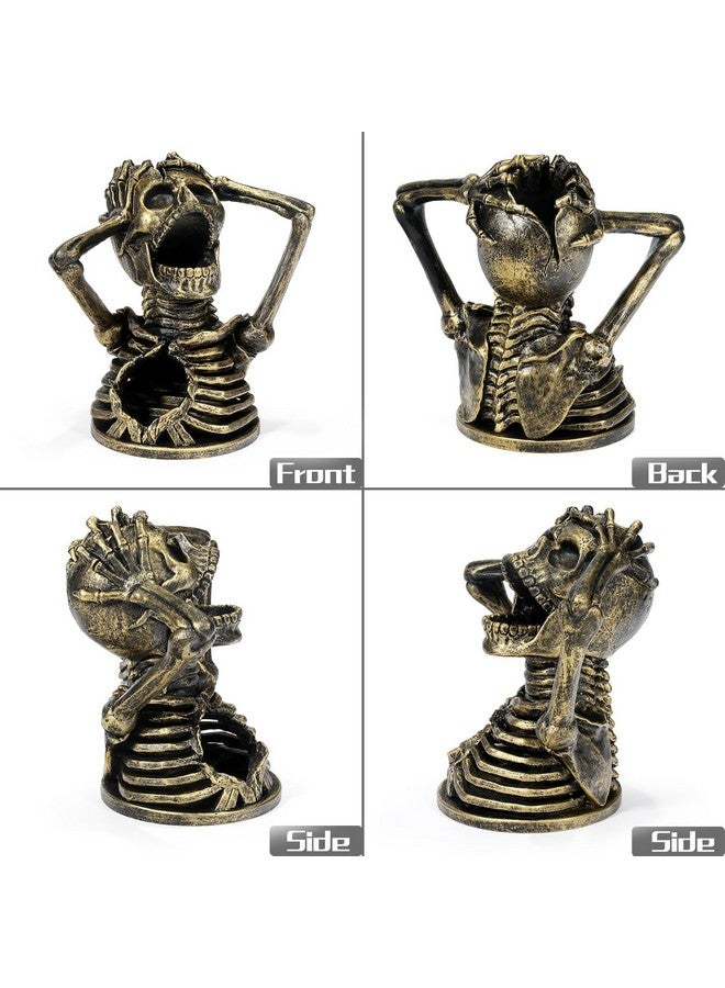 DNDND Skull Dice Tower, Coppe D&D Dice Rolling Tower for Dungeons and Dragons DND Tabletop Game and RPG Games (Copper) - Image 5