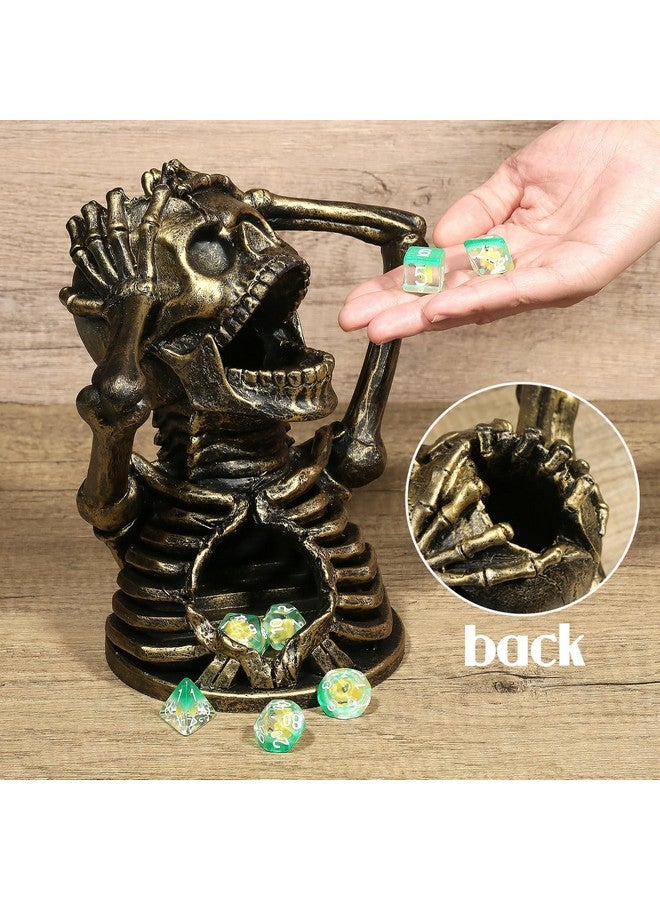 DNDND Skull Dice Tower, Coppe D&D Dice Rolling Tower for Dungeons and Dragons DND Tabletop Game and RPG Games (Copper) - Image 2