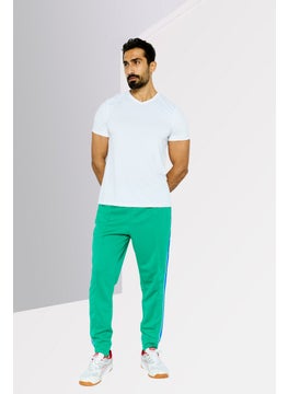 LACOSTE Men Regular Fit Brand Logo Sweat Pants, Green  - Image 2