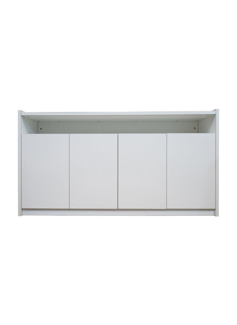 HUIMEI - Huimei 810-C02 Low Cabinet made with HDF matt  White Color - Image 1
