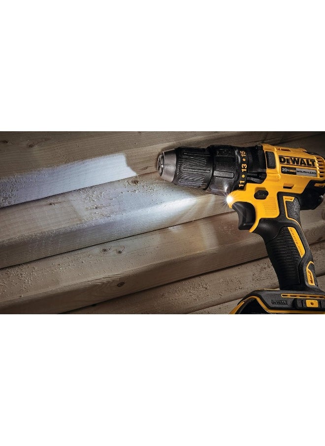 DEWALT Dewalt DCD777S2-B5 18V 13Mm Compact Drill Driver Brushless 2 X 1.5Ah Batteries Charger And Kit Box Yellow Black  - Image 5