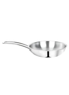 Classic Essentials CLASSIC ESSENTIALS Triply Stainless Steel Fry pan | Frying Pan for Cooking (22cm, 1.2Ltr) Induction and Gas Ready | Heavy Bottom, Ergonomic Cast Handle, Silver  - Image 1