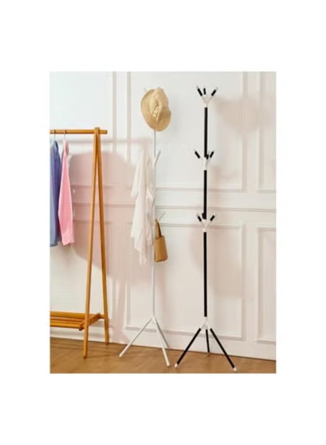 Heavy Duty Coat, Tie and Bag Hanger - Easy Assemble Entryway Storage Hanger, Super Cute and Organized Home Decor (White)  - Image 3