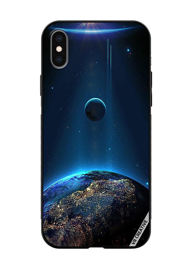 VR CREATIVE غطاء حماية لجهاز آبل آيفون XS ماكس بتصميم جالاكسي متعدد الألوان - Image 1