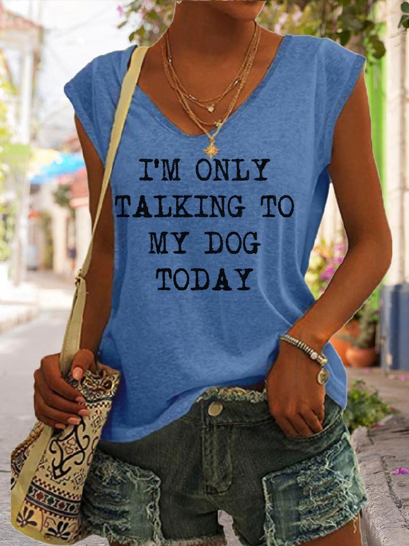 A production pattern ladies T-shirt special shot link cross-border European and American women's short-sleeved tops blue S - Image 5