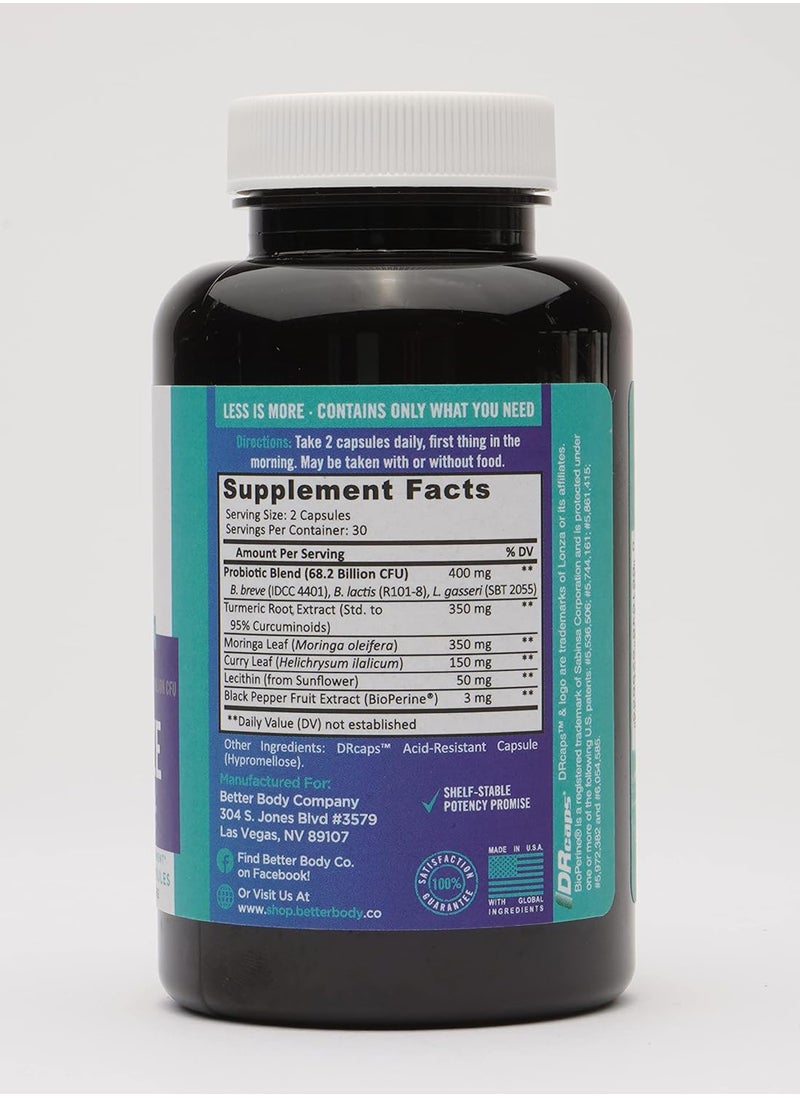 better body co. Original Provitalize Natural Menopause Probiotics For Weight Gain Hot Flashes Night Sweats Low Energy Mood Swings Gut Health  - Image 4